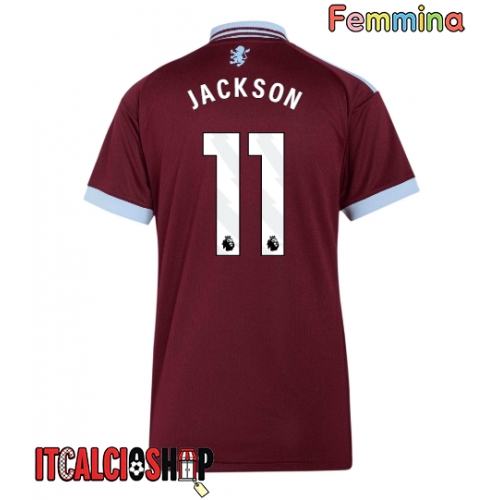 Aston Villa Nicolas Jackson #11 Prima Maglia Femmina 2026-27 Manica Corta